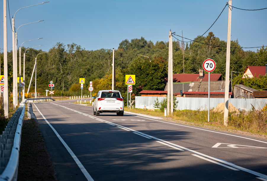В Ленобласти капитально отремонтирована дорога к селу Копорье