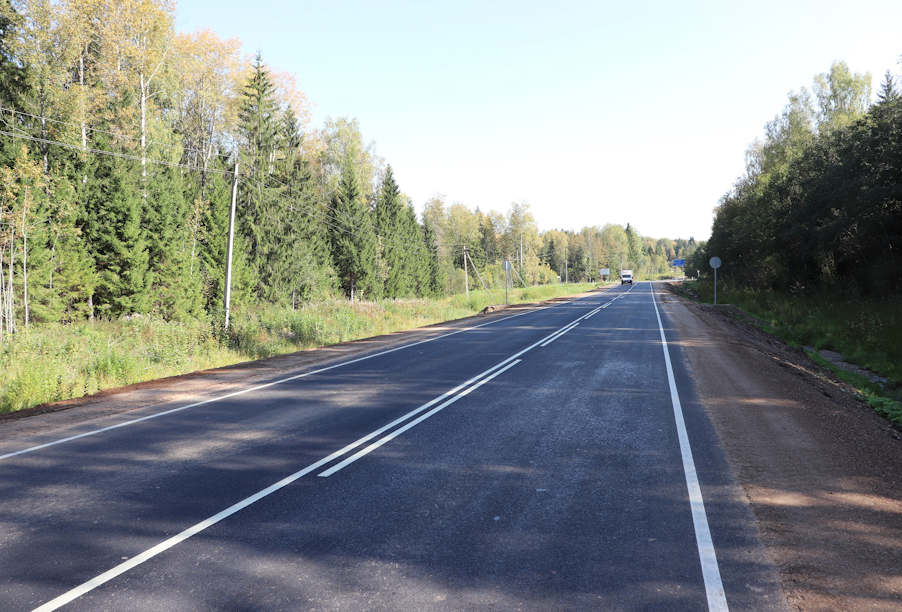 В Ярославской области капитально отремонтировали участок дороги Шолошово – Скалино