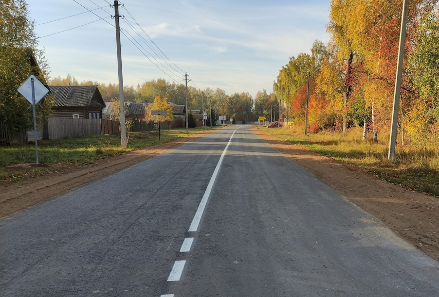 В Костромской области отремонтировали подъезд к старинному селу Николо-Шанга