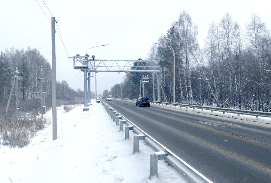 В Томской области в тестовом режиме запустили пункт весогабаритного контроля на дороге Томск – Мариинск