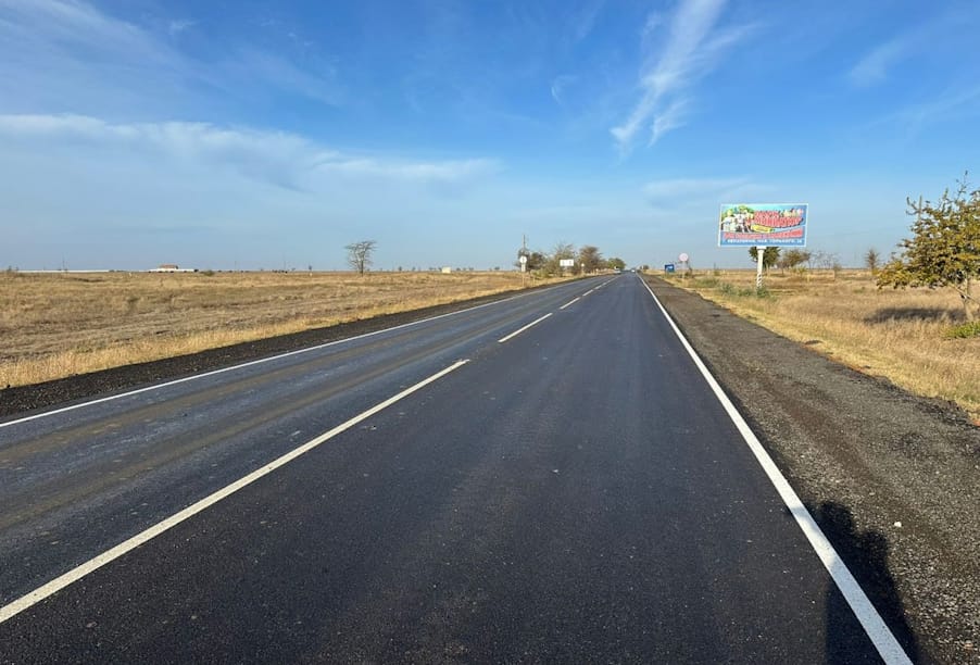 В Республике Крым в 2023 году обновили 260 км дорог