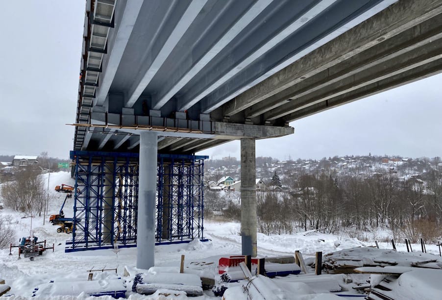 В Чебоксарах благодаря нацпроекту капитально ремонтируют Октябрьский мост