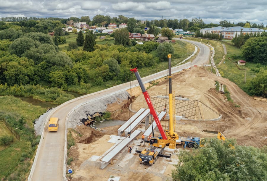 В Чувашской Республике продолжается капитальный ремонт моста через реку Большой Аниш