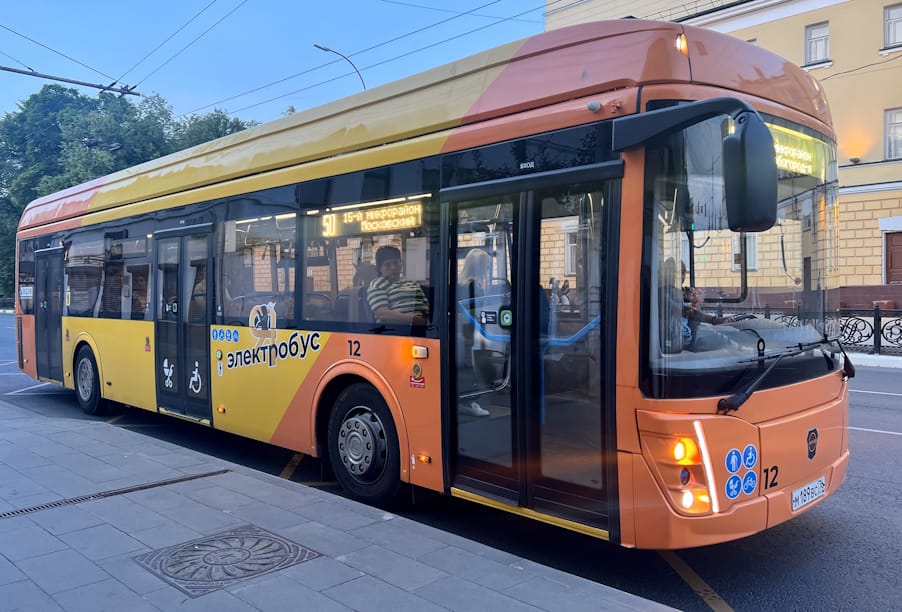 Более 917 тыс. пассажиров воспользовались электробусами, поступившими по нацпроекту в Ярославль