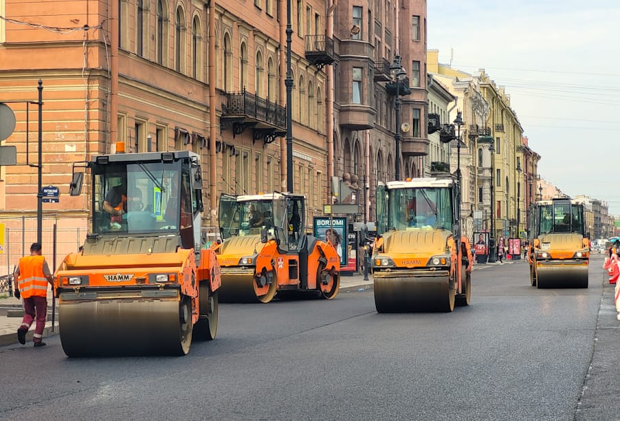 В Санкт-Петербурге по нацпроекту ремонтируют Лиговский проспект