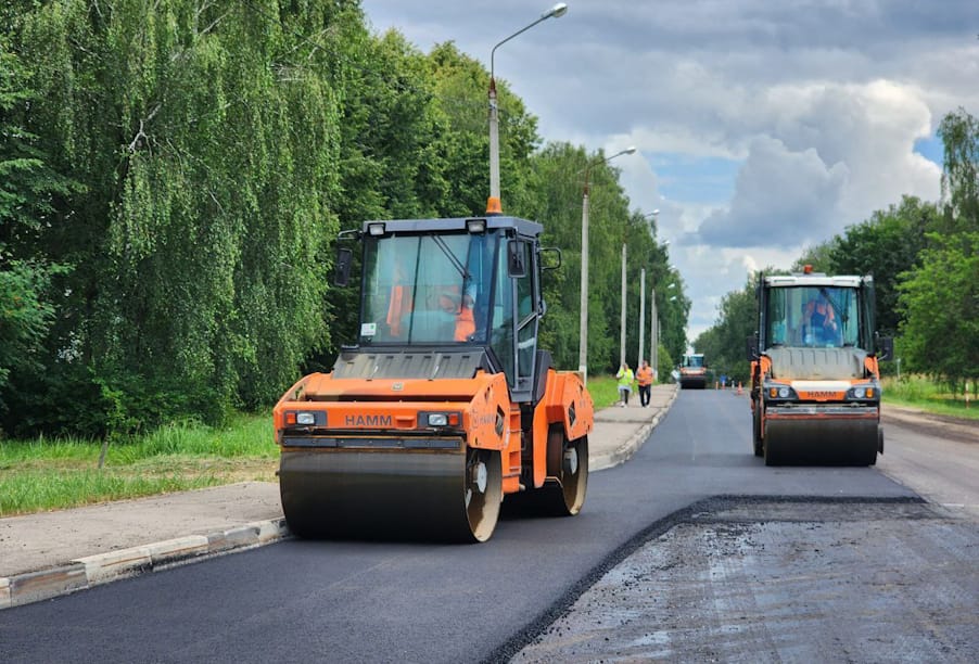 В Московской области обновляют дороги с высокой интенсивностью движения